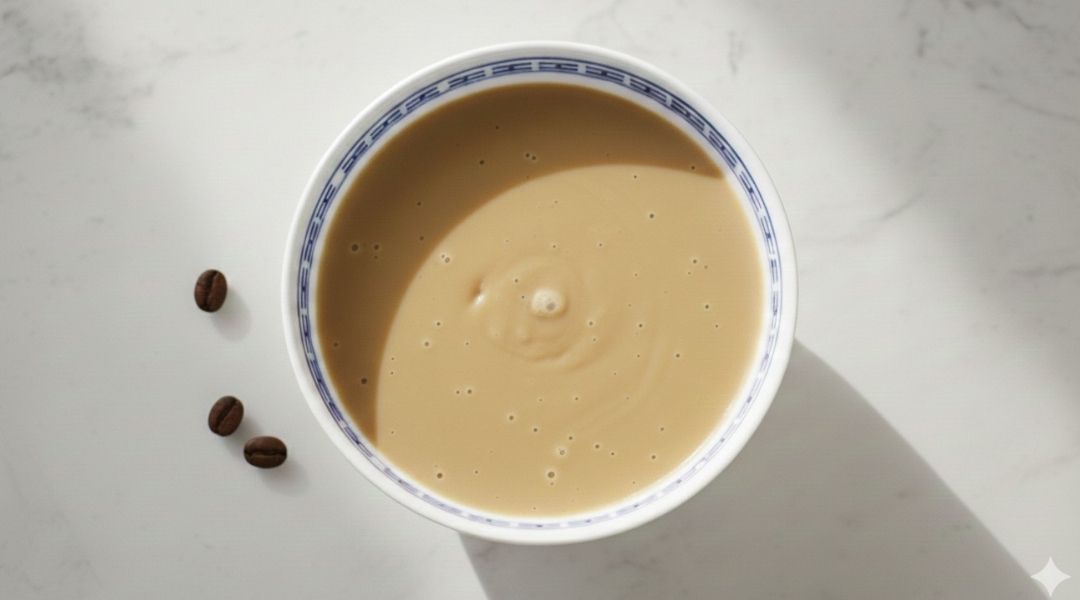 Crème anglaise au café