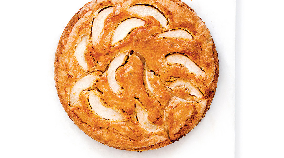 Gâteau aux poires & au romarin