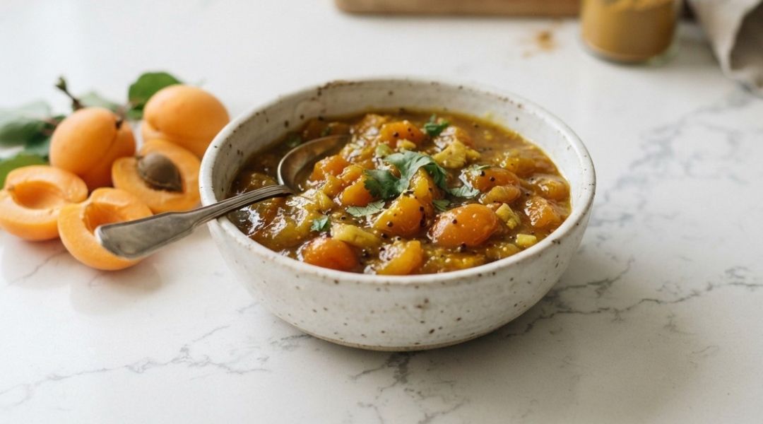 Chutney d'abricots au curry