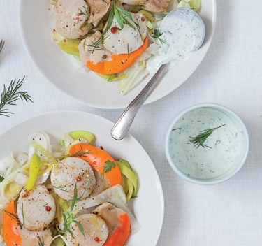 Sauce légère aneth-estragon Magimix.