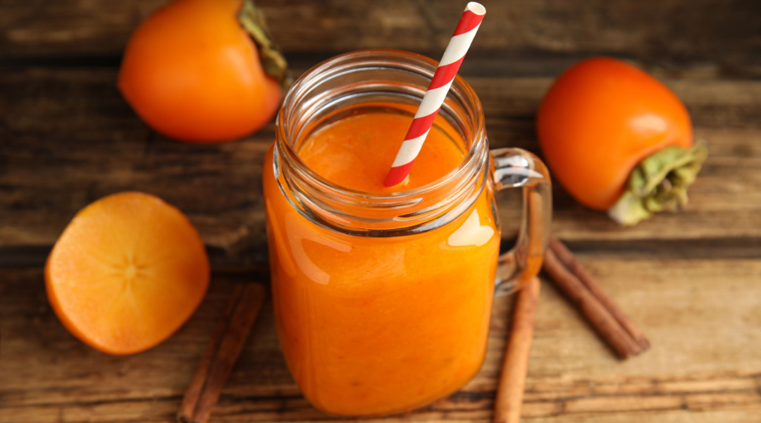 Smoothie pomme et kaki