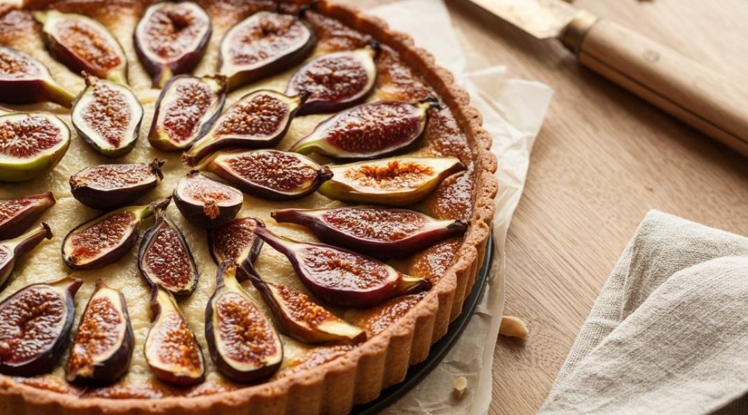 Tarte amandine aux figues