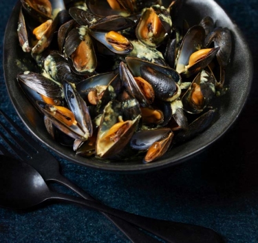 Moules au curry Magimix.