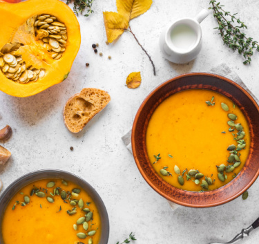 Velouté de potimarron anti-gaspi Magimix.
