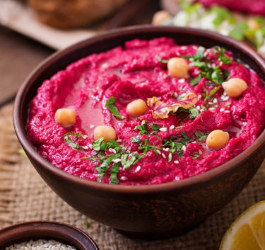 Beetroot Hummus Magimix.