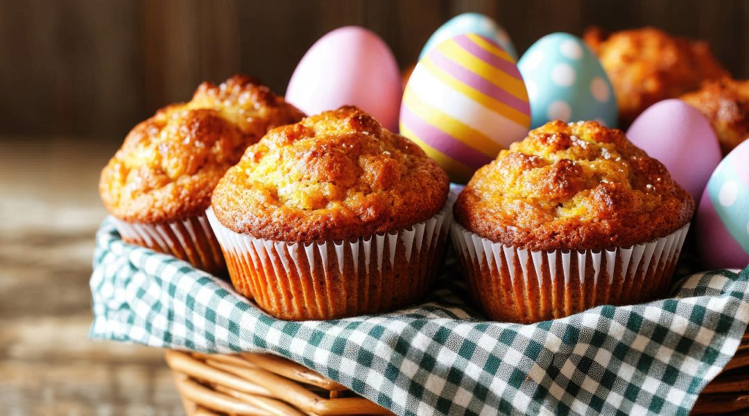 Muffins de Pâques à l'orange