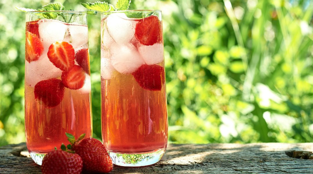 Sirop queues de fraises-anti-gaspi