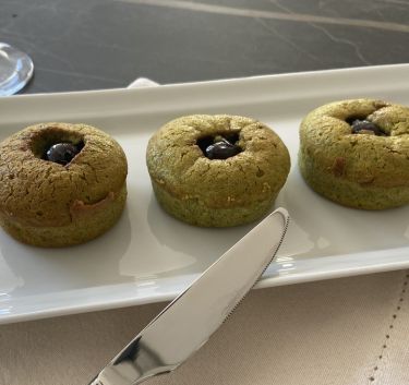 Financiers griottes-pistaches Magimix.