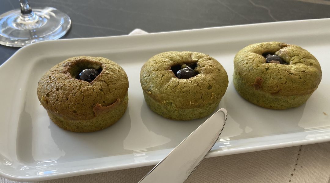 Financiers griottes-pistaches