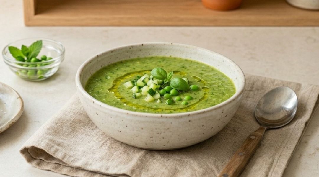 Gaspacho aux petits pois