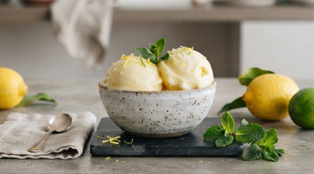 Sorbet aux deux citron