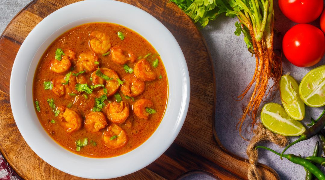 Curry coco-crevettes