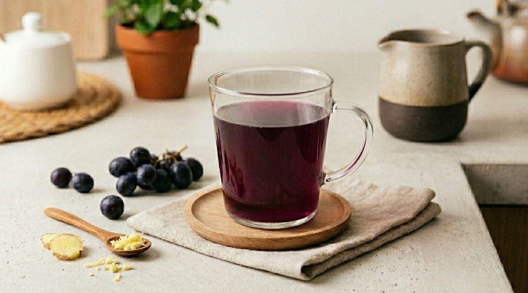 Energising chamomile tea