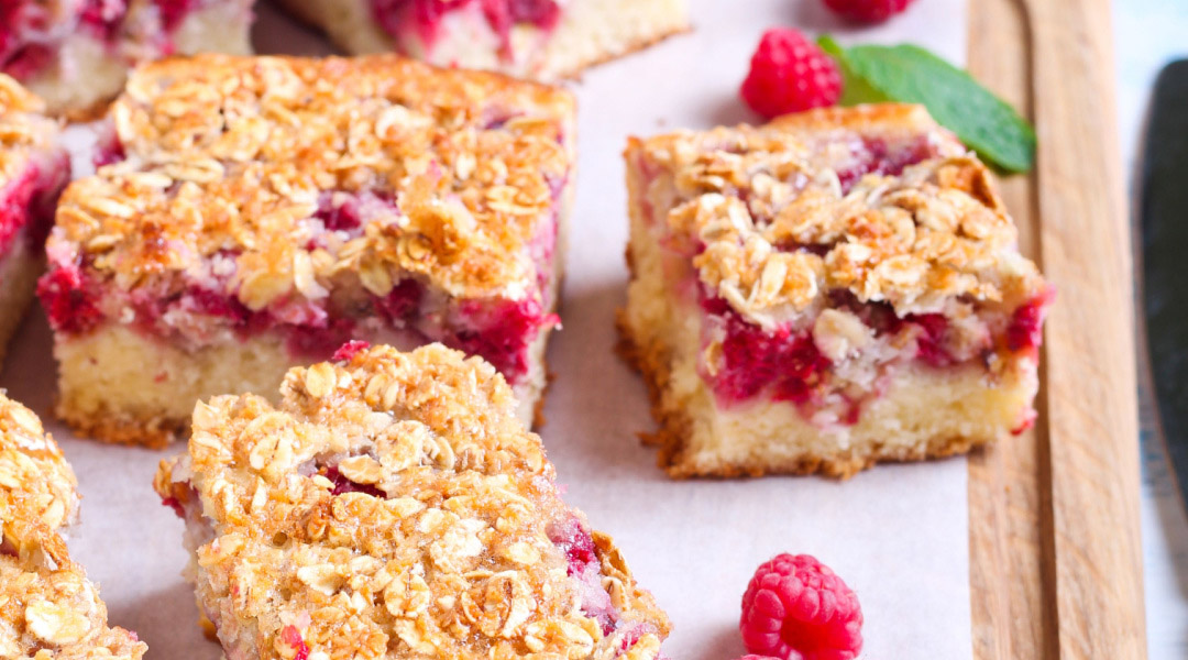 Crumbcake à la framboise