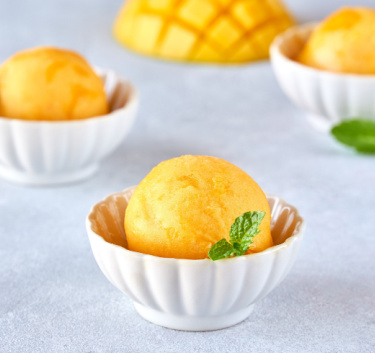 Glaces coco-mangue Magimix.