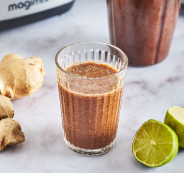 Smoothie pomme, pruneau, gingembre Magimix.