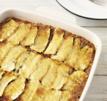 Lasagnes courgettes, bœuf et tomate Magimix.