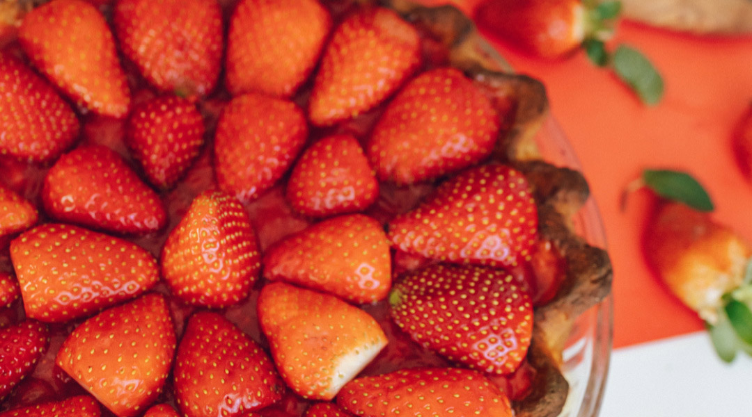 Tarte aux fraises sans cuisson