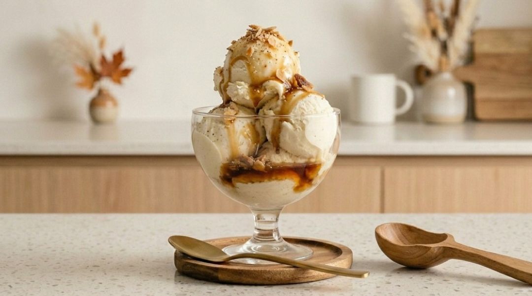 Glace latte vanille et érable
