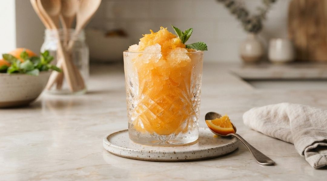 Granité à l'orange
