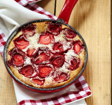Clafoutis aux fraises Magimix.