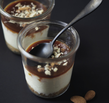 Cheesecake caramel amande Magimix.