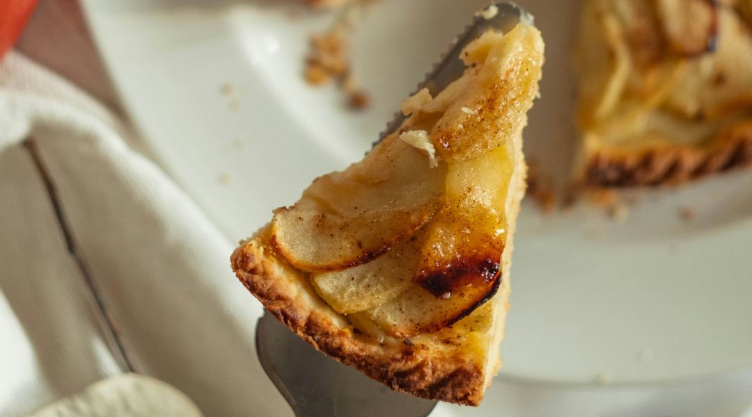 Tarte fine aux pommes - caramel