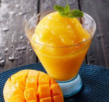 Granité mangue et citron Magimix.