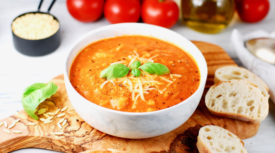 Veggie lasagna soup