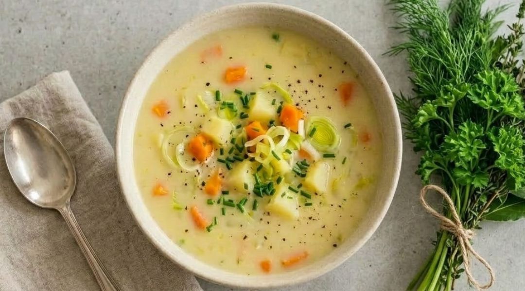 Soupe de pommes de terre paysanne