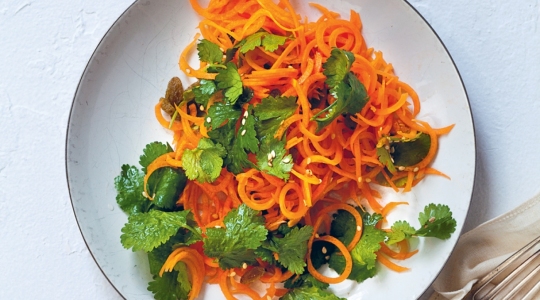 Salade asiatique carotte-gingembre
