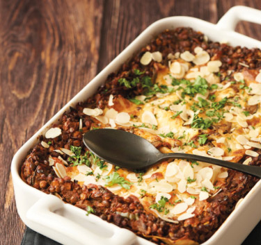 Lasagnes aux lentilles vertes Magimix.