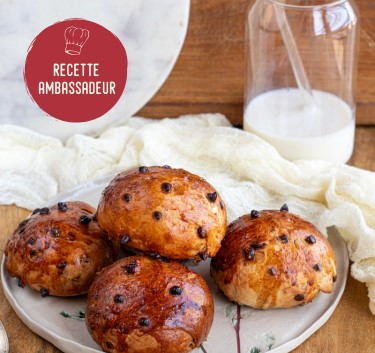 Brioches aux pépites de chocolat Magimix.