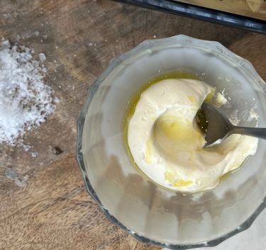 Vanilla Gelato with Olive Oil Magimix.