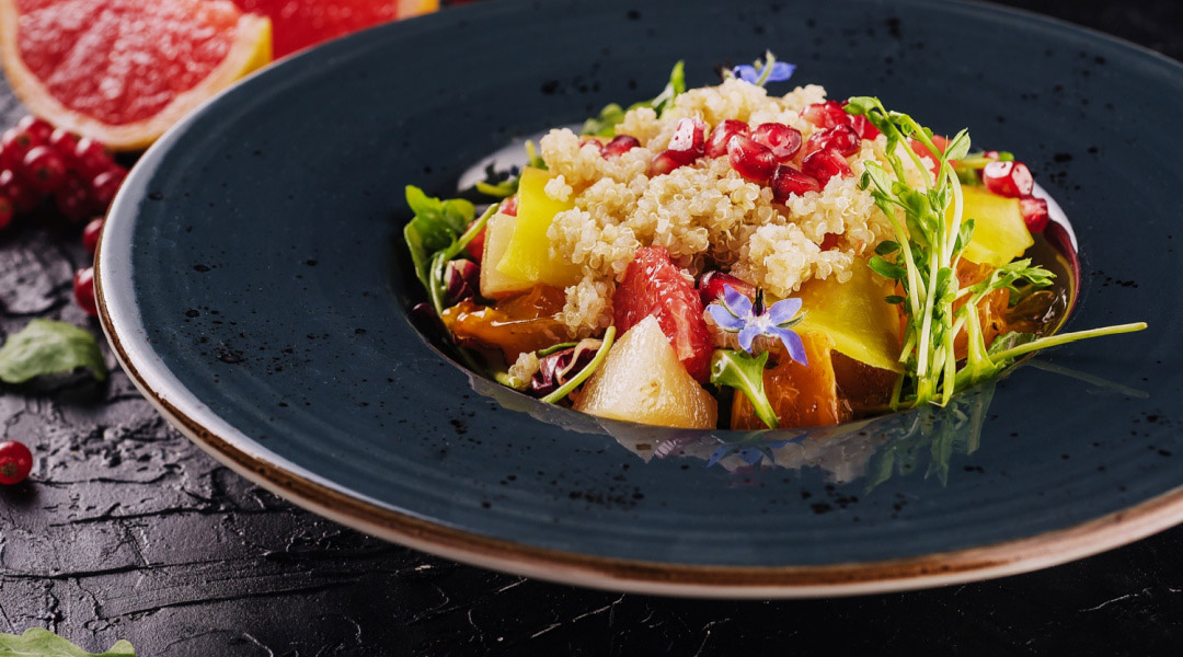 Salade de quinoa agrumes-passion