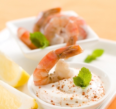 Crevettes à la vapeur Magimix.