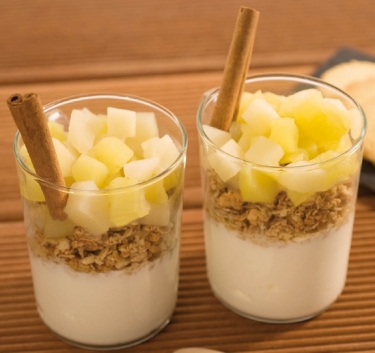 Timbale pommes cannelle Magimix.