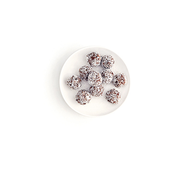 Boules dattes-coco Magimix.