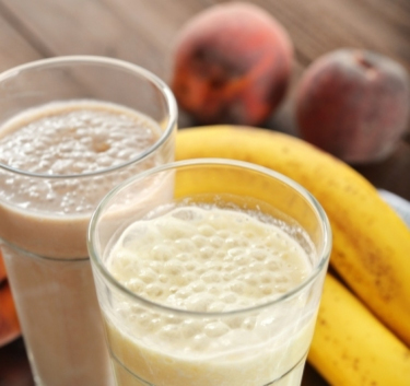 Smoothie nectarine-banane Magimix.