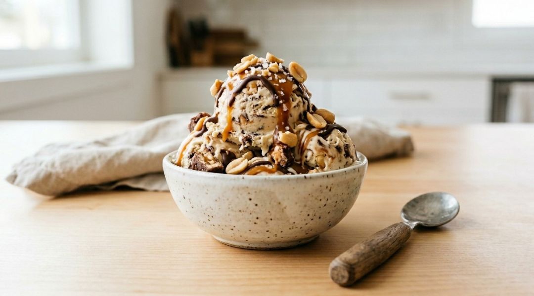 Glace façon Snickers