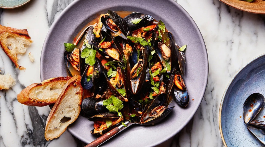 Moules au chorizo