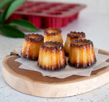 Canelés salés au foie gras Magimix.