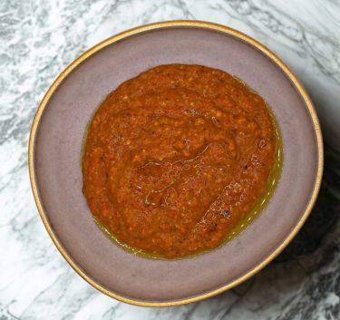Red pepper & Almond Pesto Magimix.