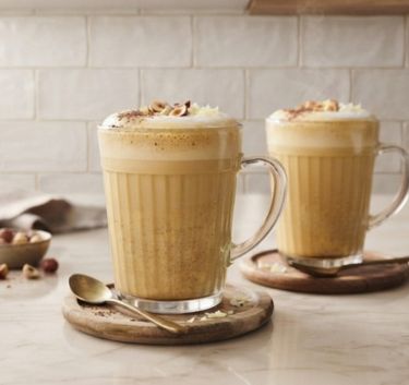Latte noisette et chocolat blanc