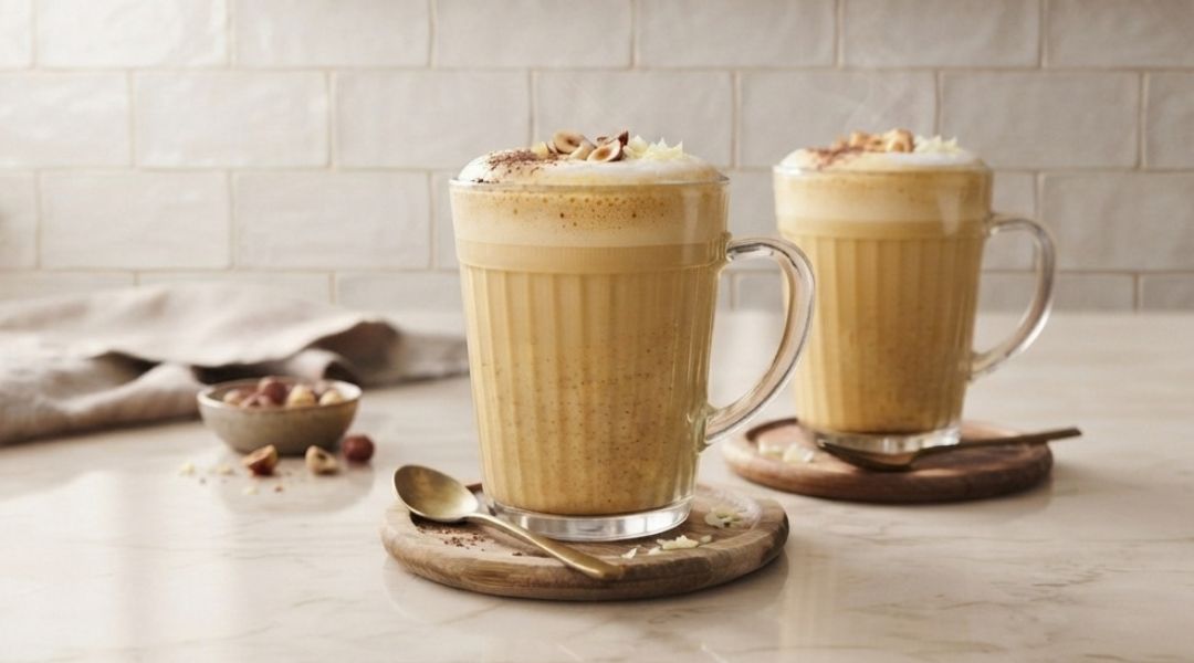 Latte noisette et chocolat blanc
