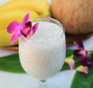 Perle du Japon au lait de coco Magimix.