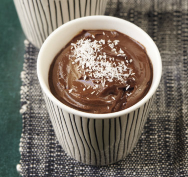 Mousse au chocolat et à l'avocat Magimix.