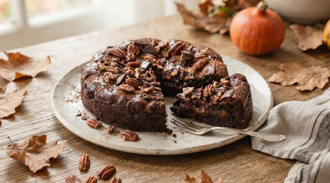 Moelleux au potimarron et chocolat