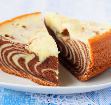 Zébra flan Magimix.