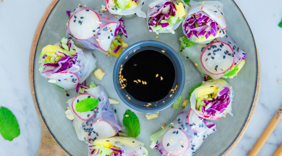 Rouleaux de printemps veggie